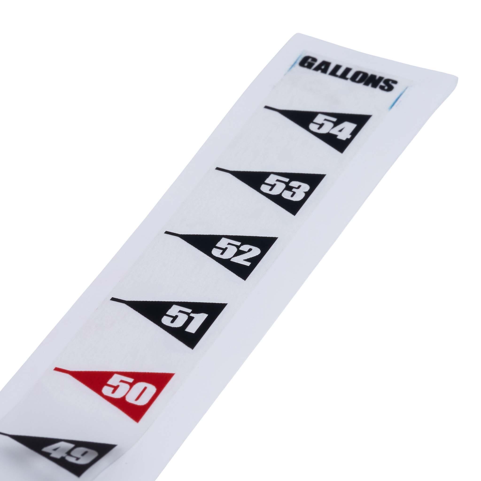 55 Gallon Tank Reading Sticker |Tommy Car Wash
