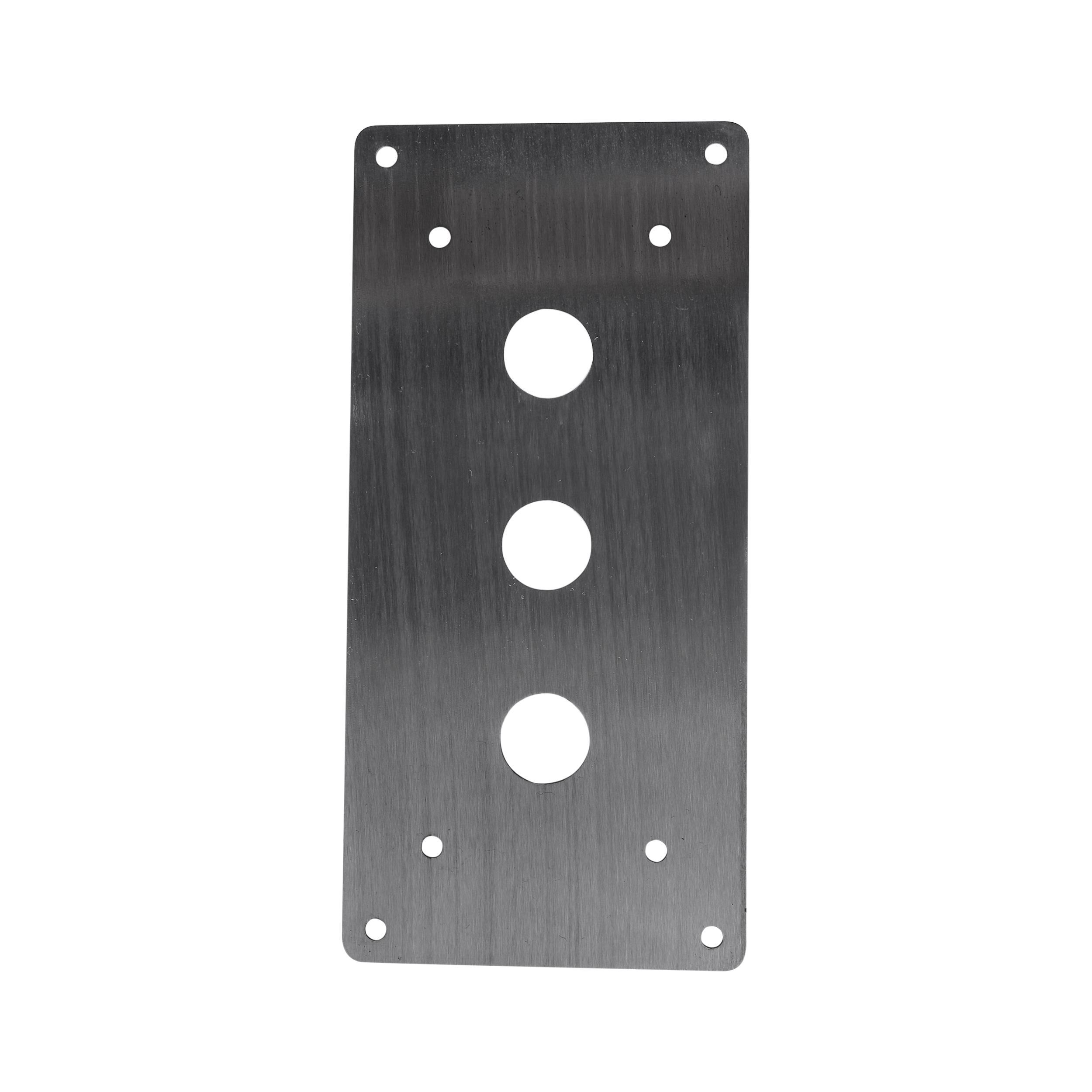 Stainless Steel 3 Port Retrofit Plate for Push Button Station