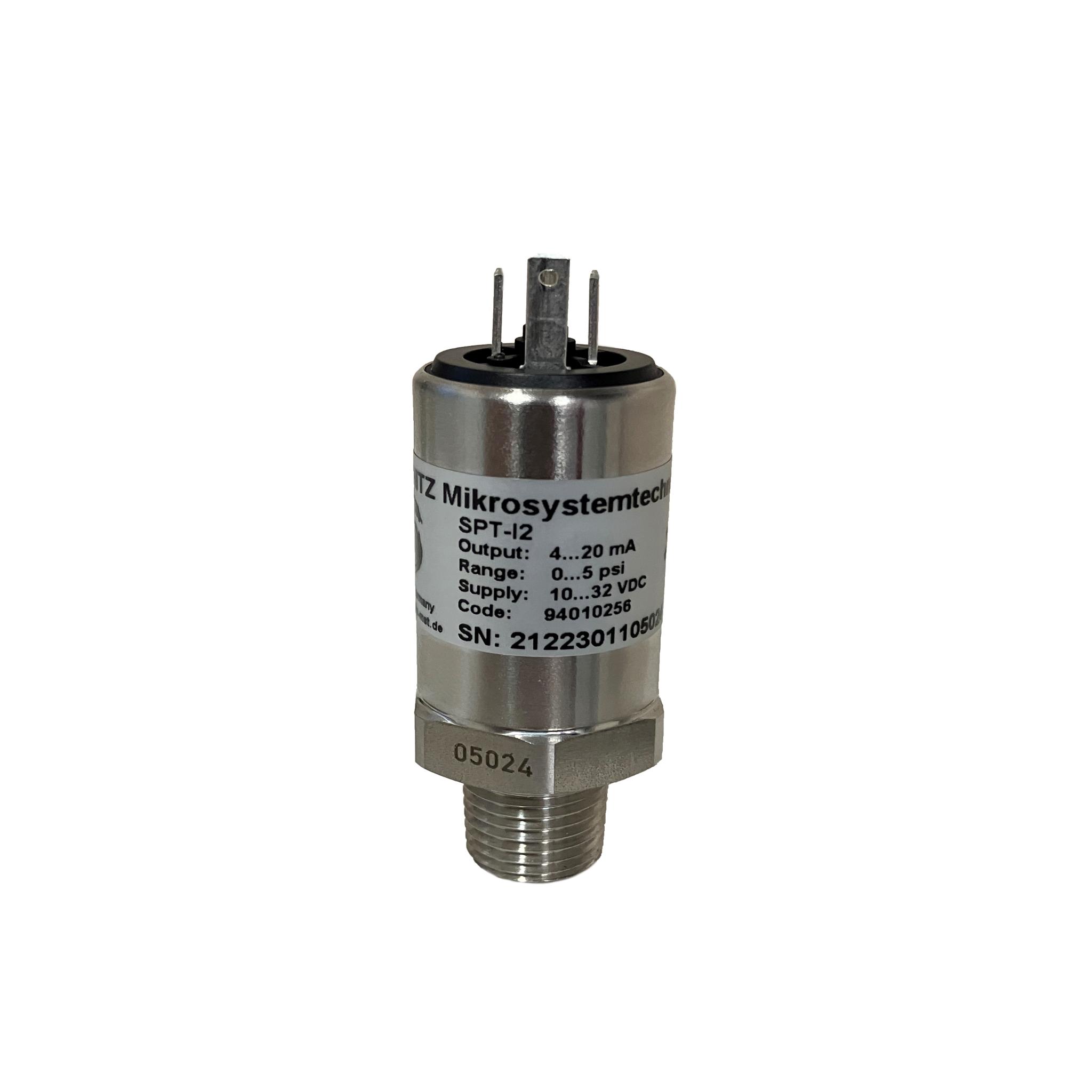 Stainless 0-5 PSI Tank Level Pressure Transducer 1/4